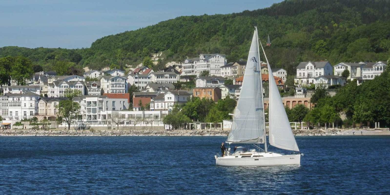 Villa Fernsicht - Wohnung Nr 1 - Mit Meerblick Sassnitz Exteriér fotografie