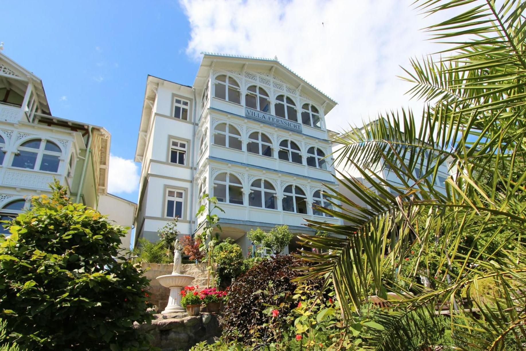 Villa Fernsicht - Wohnung Nr 1 - Mit Meerblick Sassnitz Exteriér fotografie
